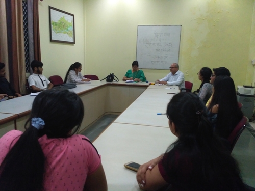 SMVDU Hindi Cell Organises Creative Writing Session